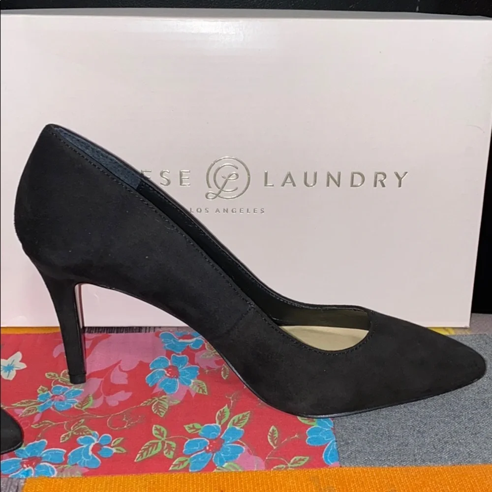 NIB CHINESE LAUNDRY RUTHY KID SUEDE POINT TOE HEEL